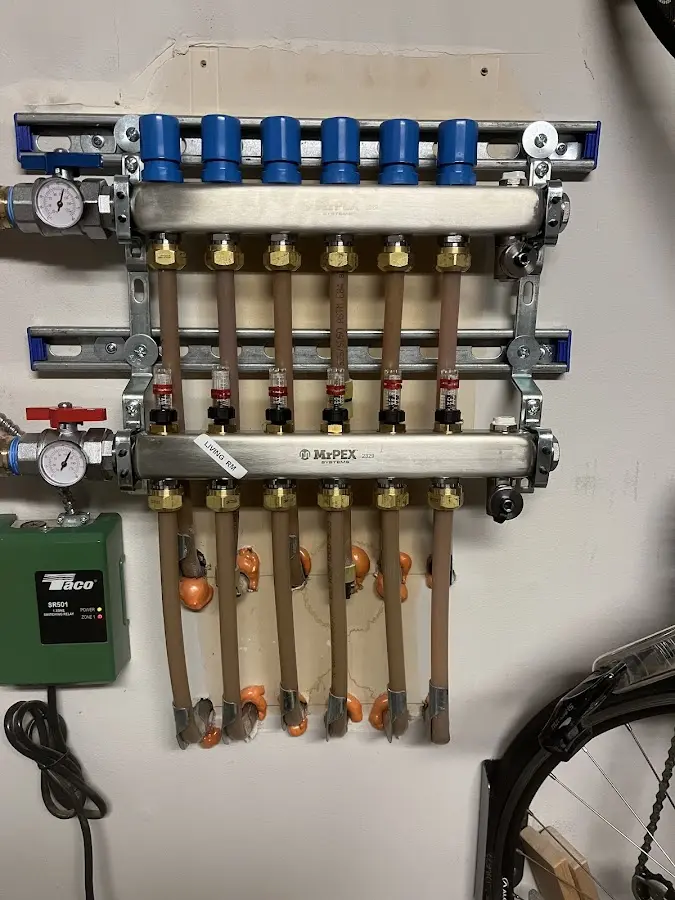 Plumber performing Leak Detection at a residential property in Buena